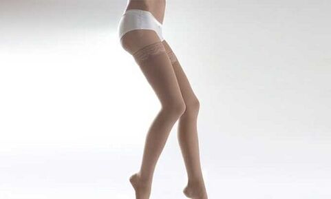 Maillot de compresión para varices.